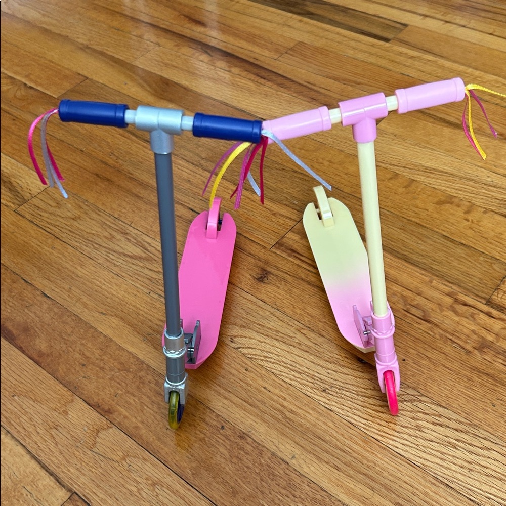 EUC Set of 2 Our Generation Scooters for 18” Dolls